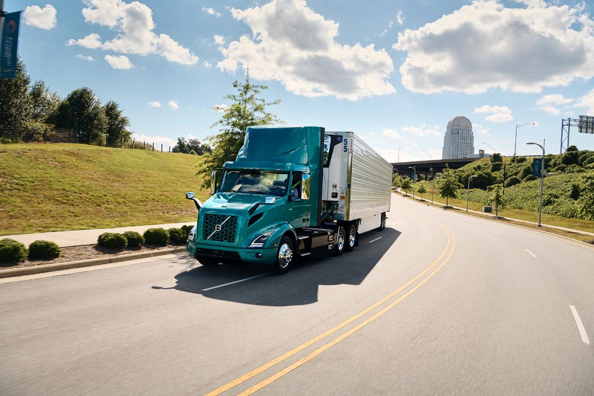 Volvo Electric Battery-powered Semi Truck