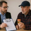 A Substance Abuse Professional administering an FMCSA return-to-duty drug test